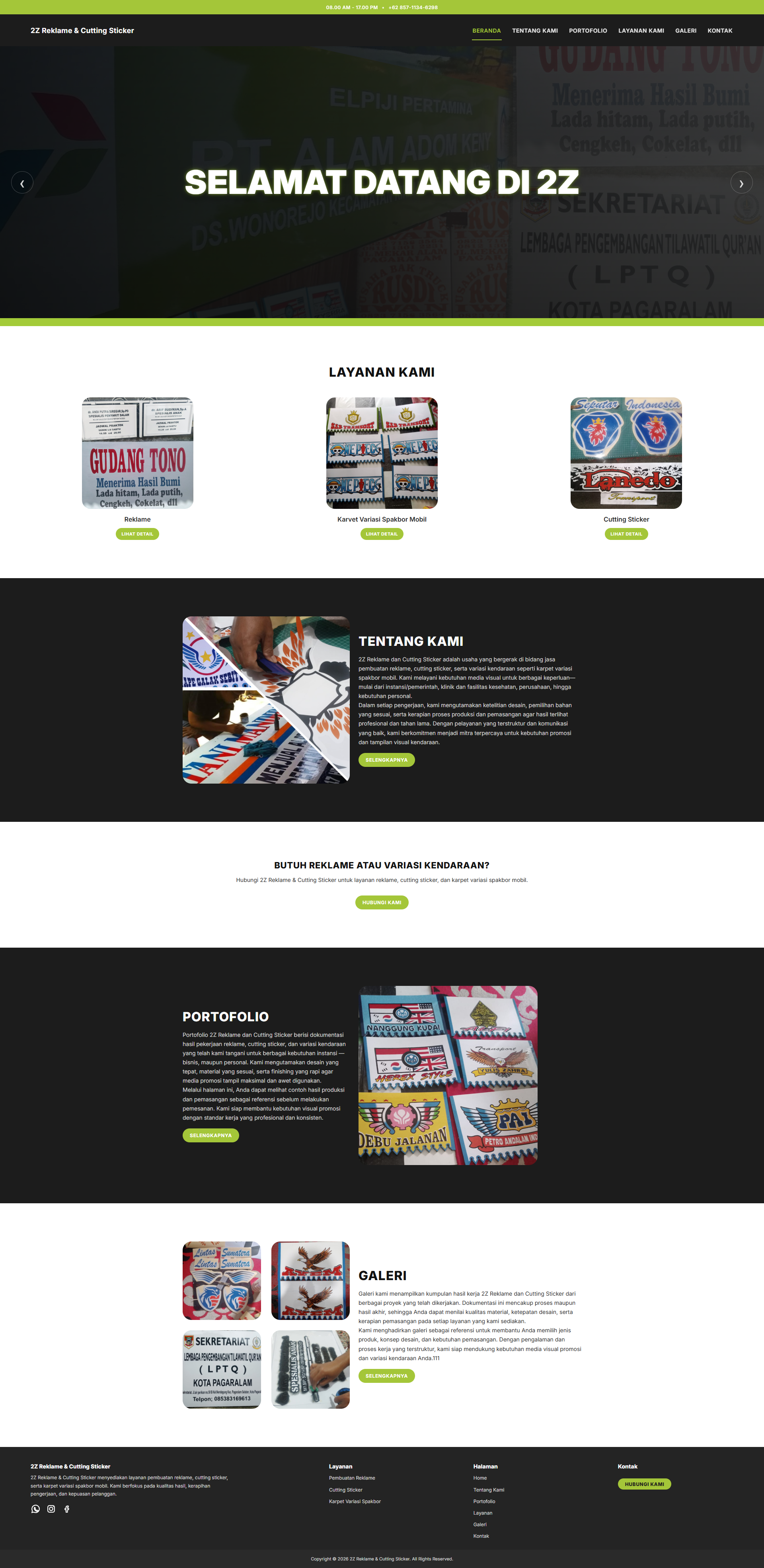 Gambar portfolio 2Z Reklame & Cutting Sticker Company Profile